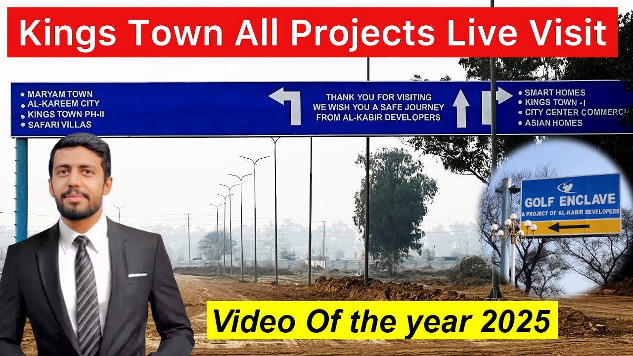 Kings Town All Projects Live Visit in Detail | SHABAN PROPERTY VLOGS