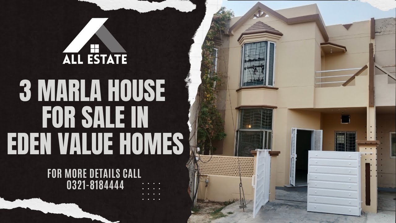 3.5 Marla House For Sale | Eden Value Homes Thokar Niaz Baig Lahore #edenvaluehomes #allestatepk