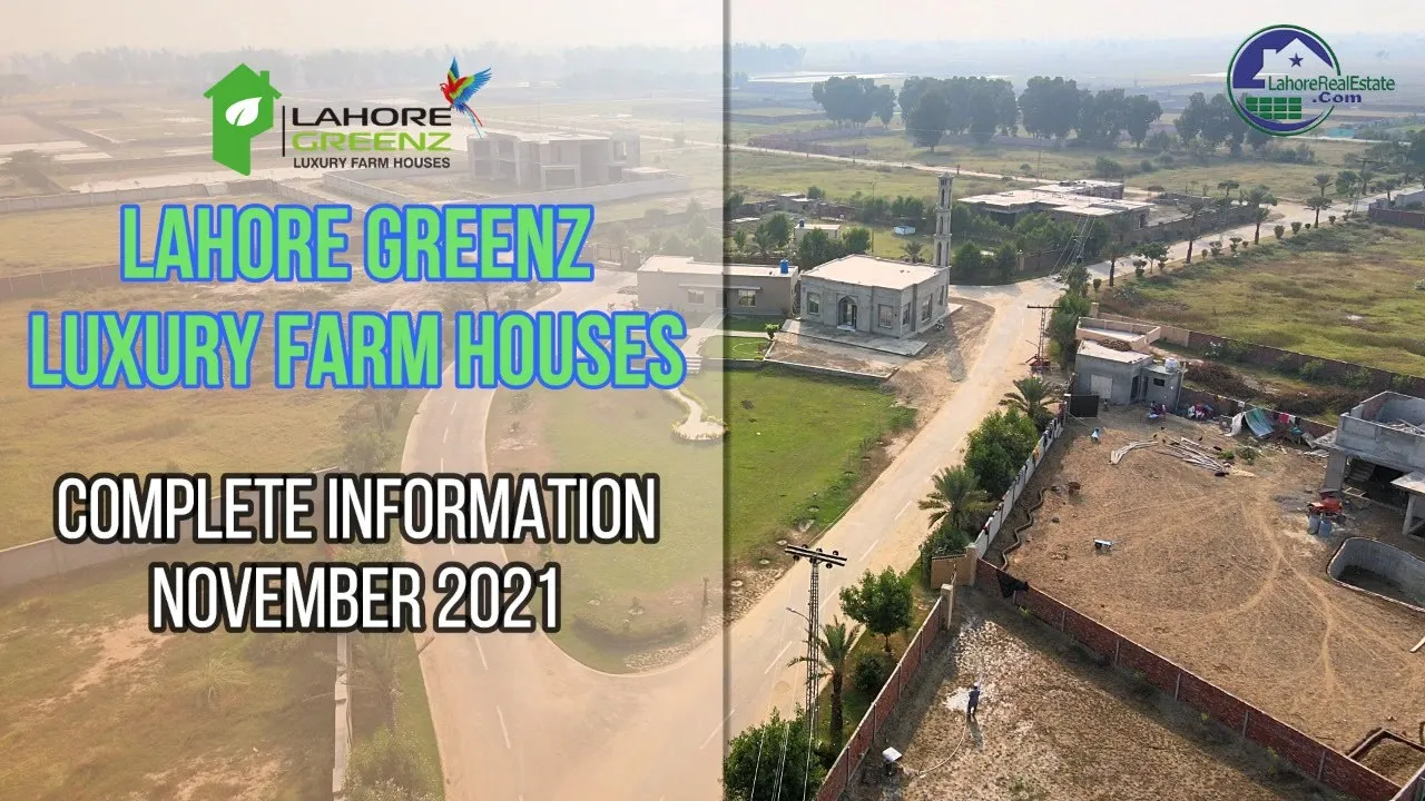 Lahore Greenz Luxury Farms Houses | Bedian Road | Near DHA Phase 10 | Complete Project Information