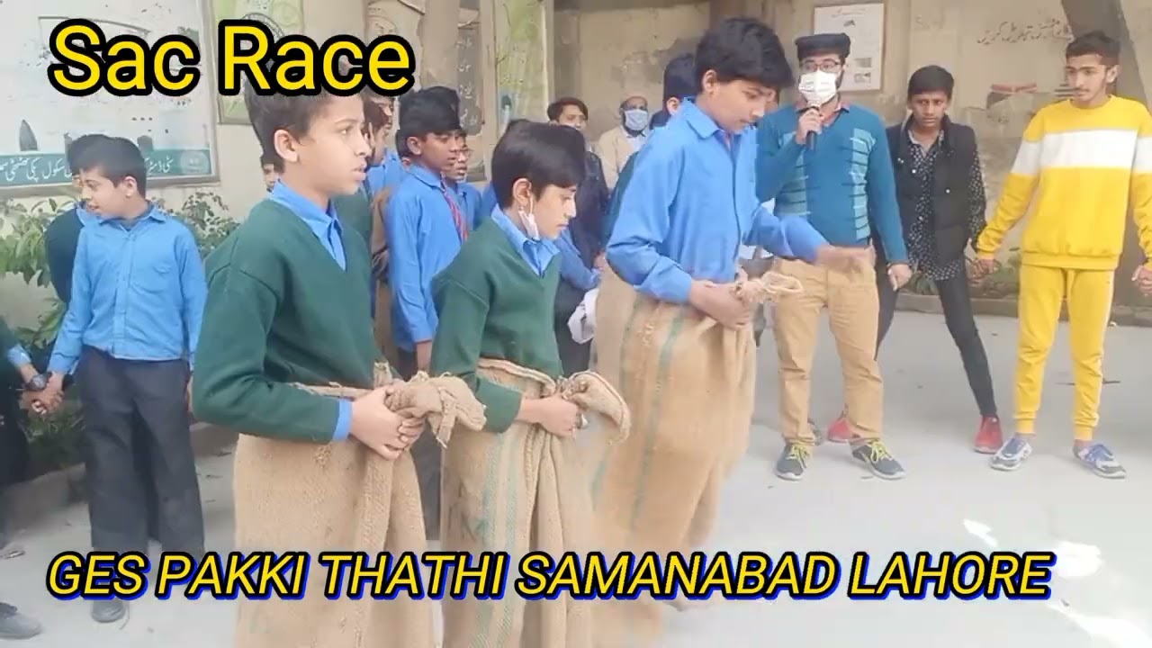 Sac Race in GES PAKKI THATHI SAMANABAD LAHORE| 5th March 2022 | Sports Day