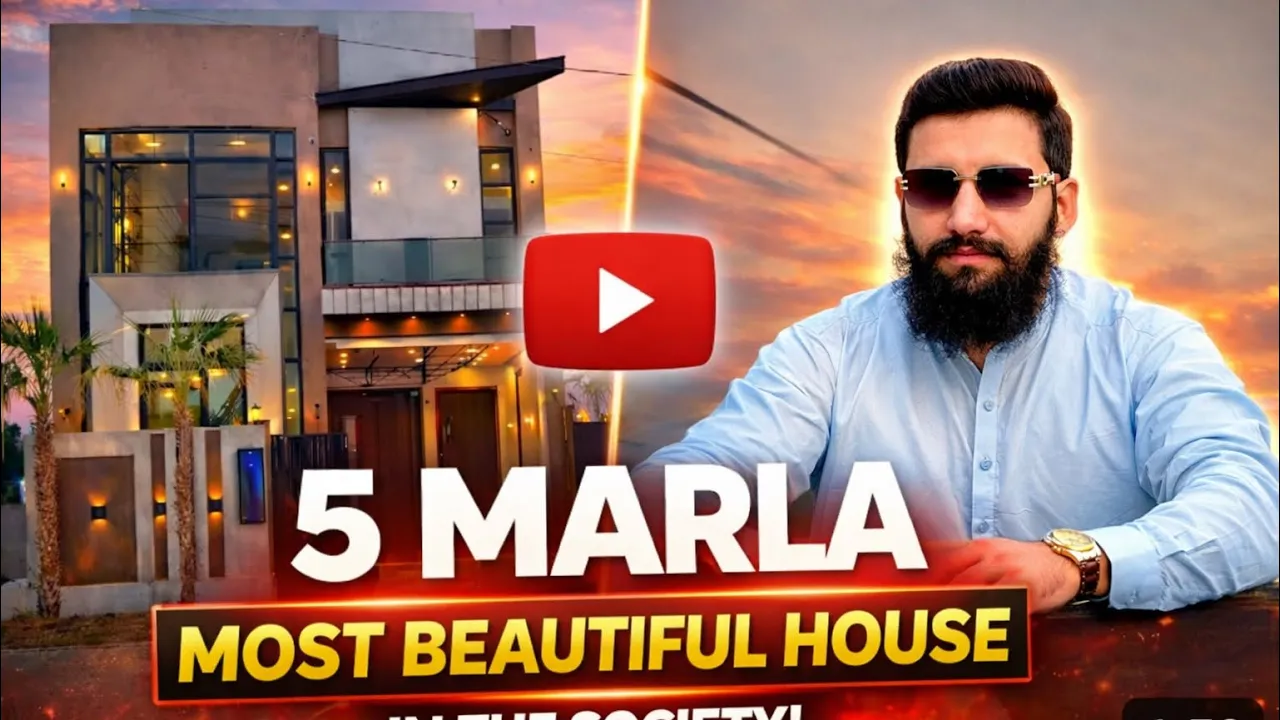 5 Marla Luxury House for Sale in Pak Arab Housing Scheme Lahore Beautiful Family HomeBest Investment