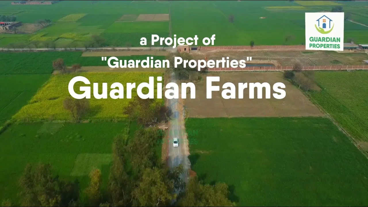 Guardian Farms Ad | Drone View | 20 lacs per kanal | Malik Jahangir Khokhar | Guardian Properties