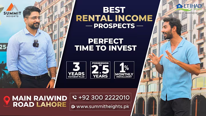 LDA Approved Apartments in Lahore | Summit Heights Etihad Town Phase 1–Best 2.5-Year Investment Plan