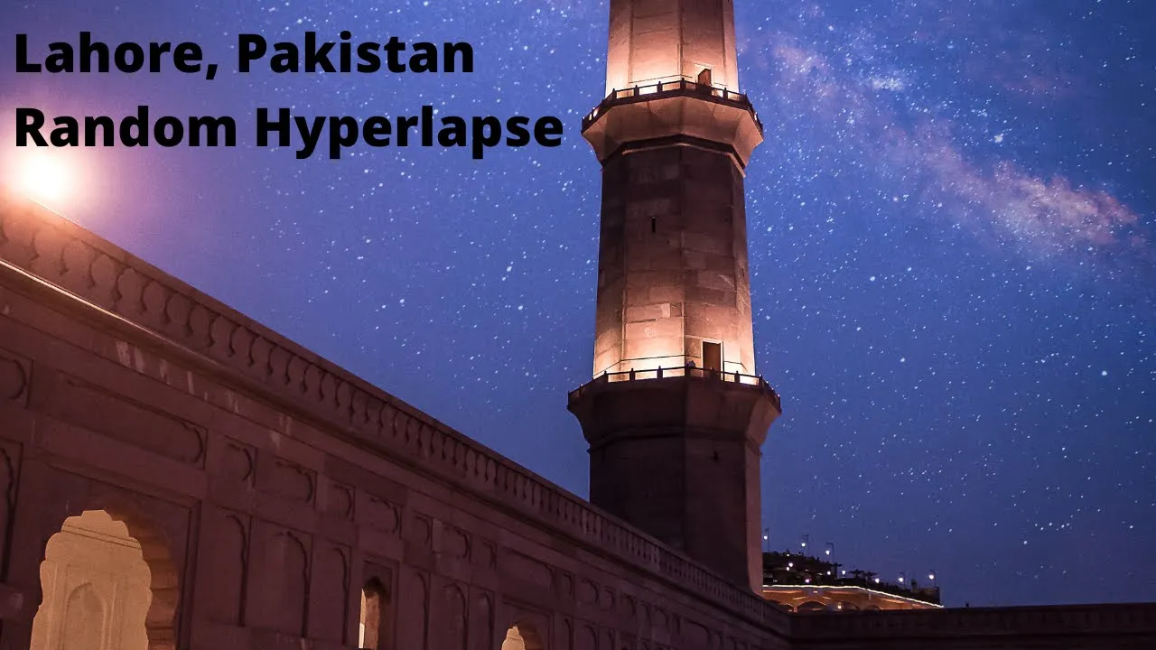 Lahore, Pakistan - Random Hyper-lapse Main Canal Road