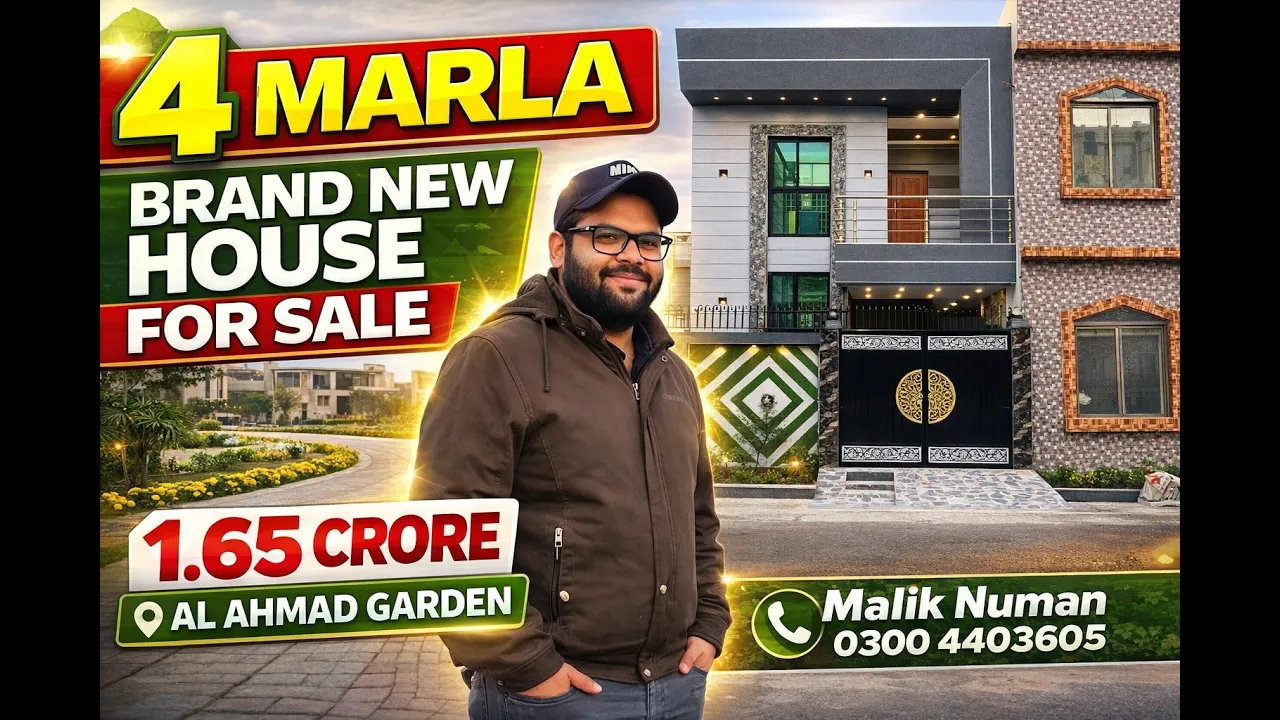4 marla house for sale in al ahmad garden lahore @maliknumanpropertyadvisor