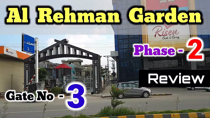 Al Rehman Garden Phase 2 | Gate No 3 | Review | Sharaqpur Road Lahore