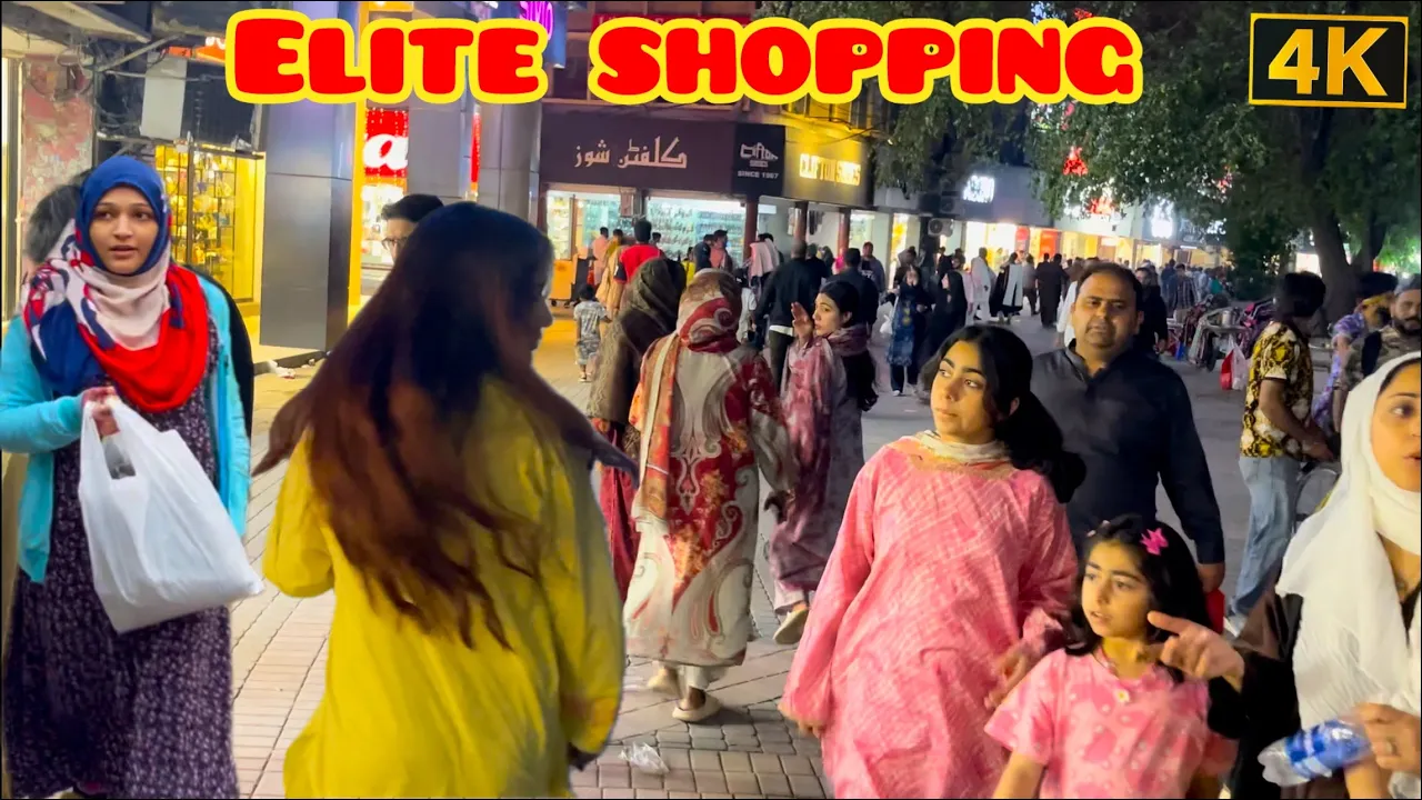 Liberty Market Lahore ???? Walk 4K | Luxury Shopping Street Gulberg