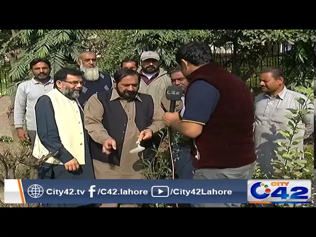 Mian Muhammad Tariq Became Part of City 42 Campaign "Darkhat Lagao Smog Bhagao"