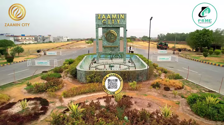 Zaamin City Lahore - LDA Approved Society - PLots on Installments