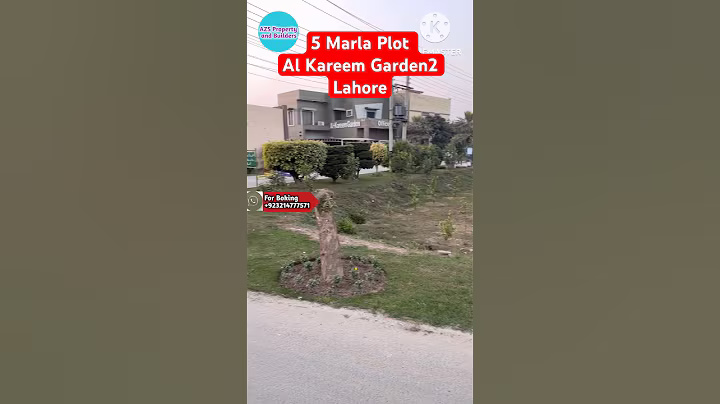 5 Marla plot for sale Al Kareem Garden phase 2, Lahore 0321-4777571 #5marlaplotforsale  #5marlaplot