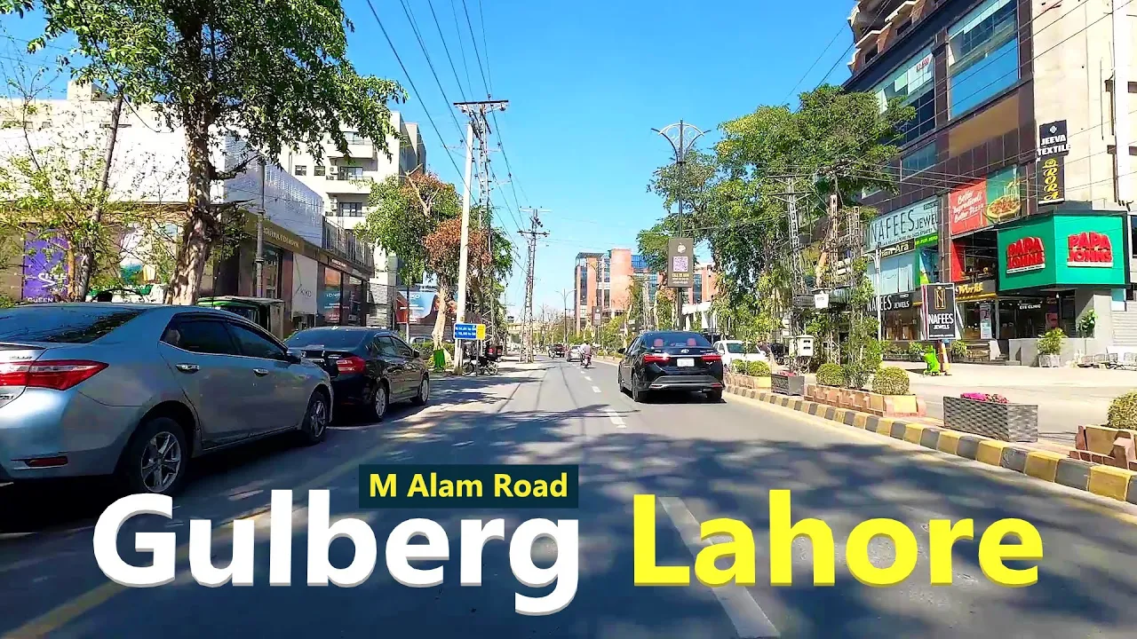 Gulberg Lahore Pakistan | M Alam Road Lahore | Moon Market