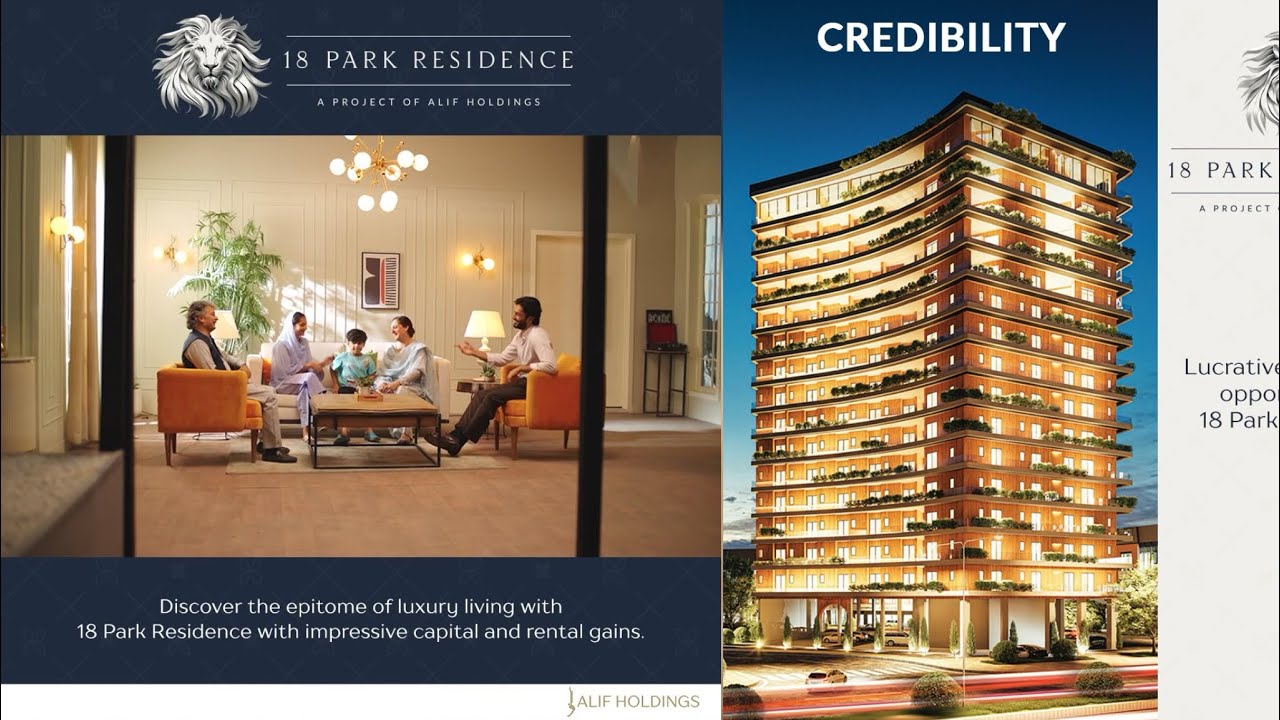 🏙️ Live in style at 18 Park Residence! Exclusive homes on Union Living Canal Bank Road, Lahore