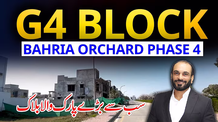 Top Best Block in Bahria Orchard Phase 4 | G4 Block Latest Street Tour & Update 2026