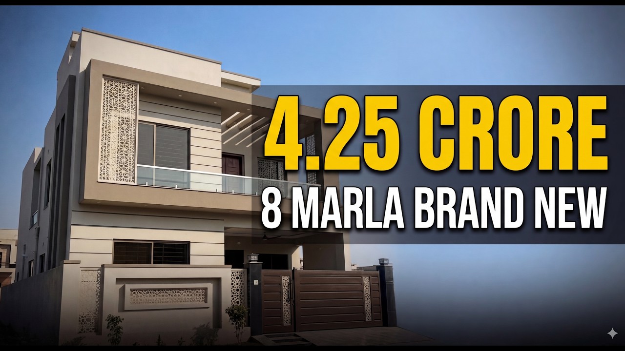 8 Marla Brand New House For Sale in Izmir Town Lahore | 40ft Road |4.25 Crore | Lahore Property Wing