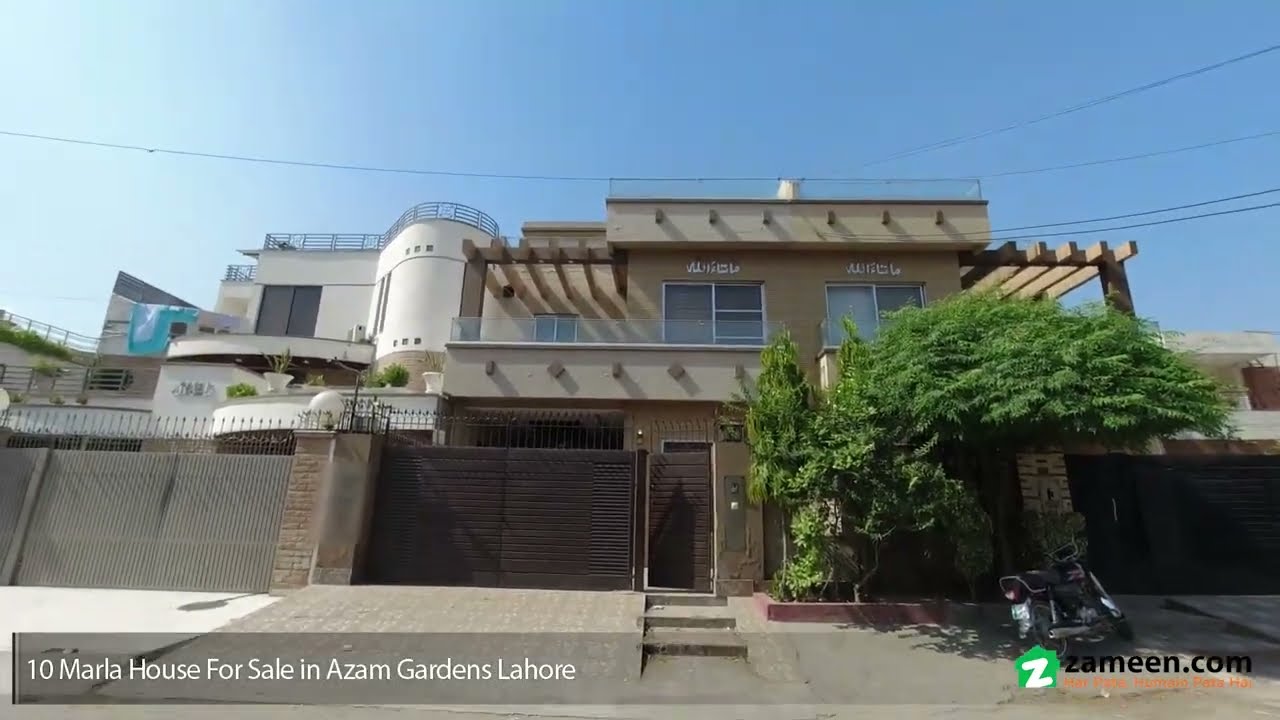 10 MARLA HOUSE FOR SALE IN AZAM GARDENS LAHORE