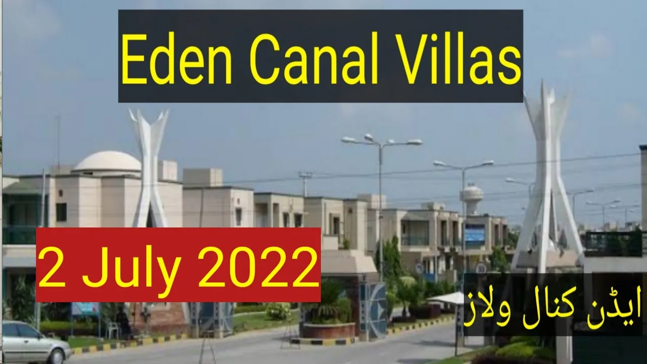 Eden Canal Villas | Thokar Niaz Baig Lahore  | Sobia Asim