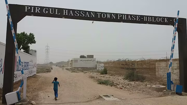 Pir Gul Hassan Town, Phase 2, Block C, 400 Gaz Area Main Gate at Super High Way