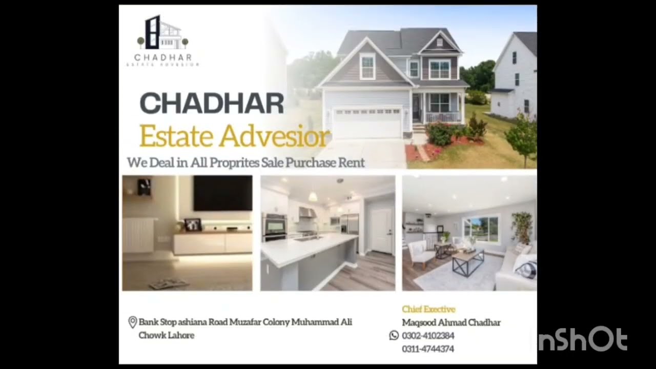 5Marla duble story House farnish dimade 120lack Gulshan Yaseen colony Maqsood chadhar#03024102384