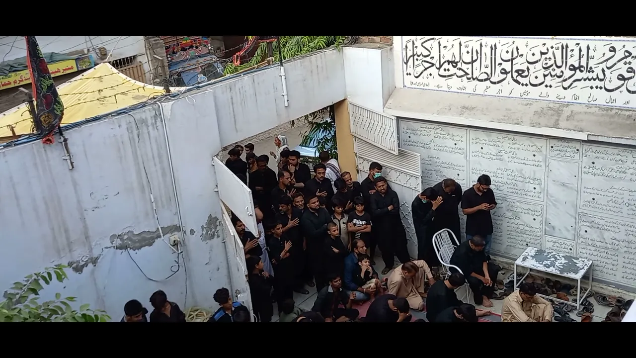 baramdagi zuljanna Imam bargha Aon o muhammad jaffaria colony lahore