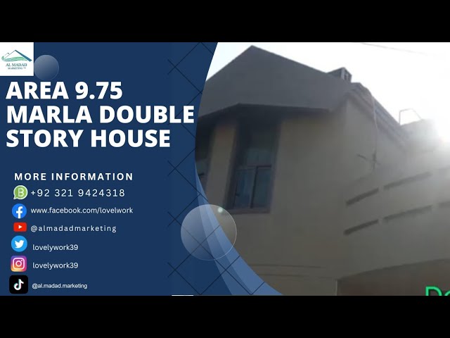 REAL COTTAGES VILLAS ||| Bhatta Chowk Nearby DHA Lahore ||| Area 9.75 Marla/Double Storey House |||