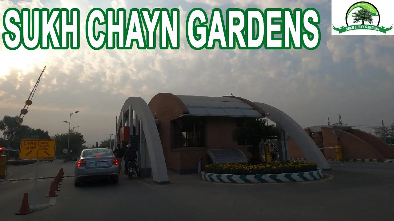 Sukh Chayn Gardens Lahore Full 4K Street View - Sukh Chayn Gardens Society Tour - Lahore Street View