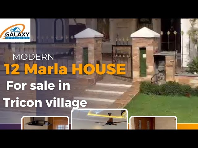 12 Marla house for sale in Tricon village Block-A Lahore.