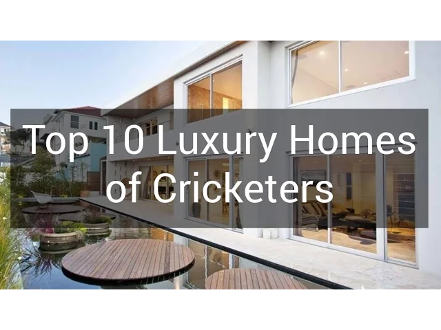Top 10 Luxury Homes of Cricketers | Celebrity Homes