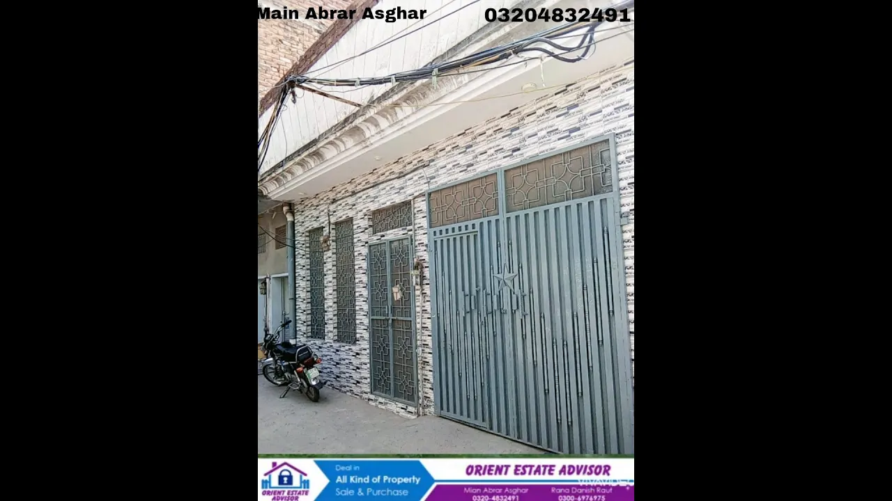 4 Marla House Half Double Story Sale Sunny Park Fateh garh Road Lahore|Orient Estate Advisor.
