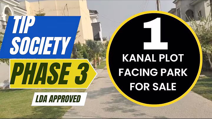 TIP HOUSING SOCIETY PHASE 3 | 1 kanal Facing park Plot For Sale