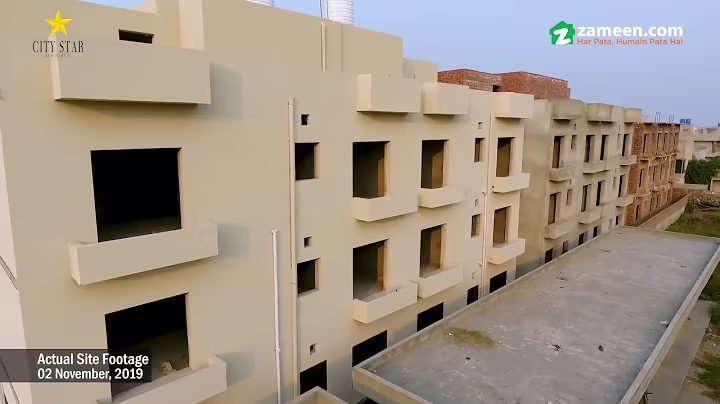 City Star Residencia  Nespak Housing Scheme , Lahore.  Actual Site Footage November 2019