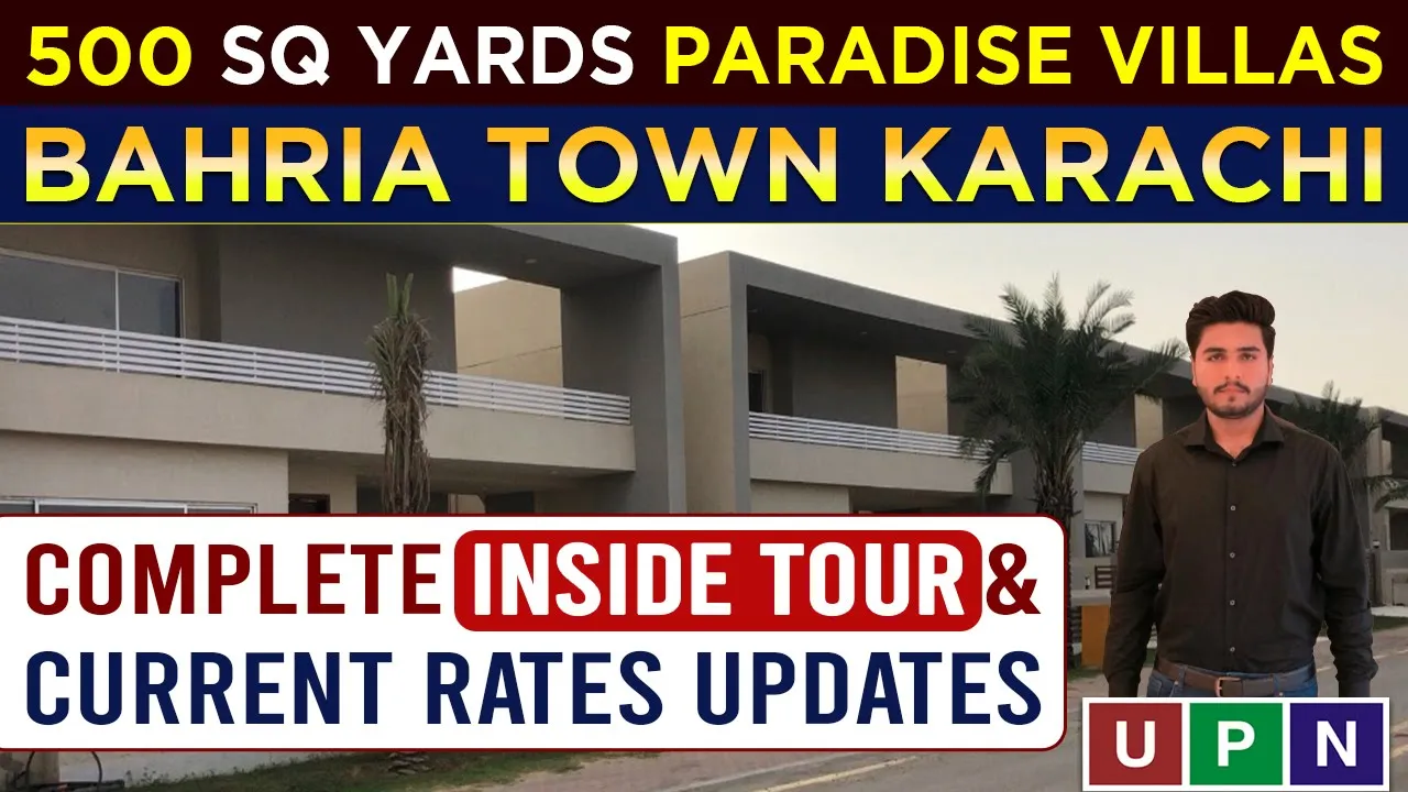 Bahria Paradise Villas | 500 Sq Yards | Complete INSIDE TOUR | Current Rates Updates | 2022