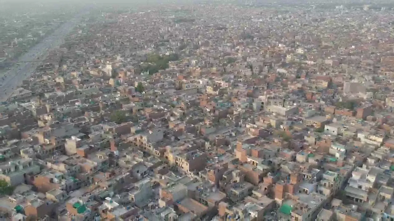 Sanda Ring Road Band Road Lahore Aerial View