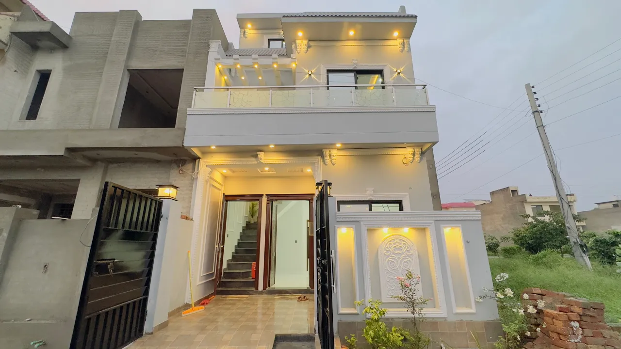 3 Marla House for Sale in Al Haram Garden Lahore | Which Society is Safe From Flood in Lahore