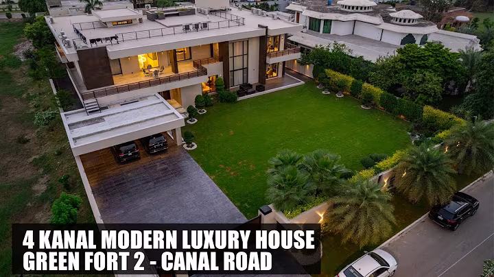 4 Kanal Most Luxurious Ultra Modern Mansion by D Studio Green Fort 2 Canal Road, Lahore - Pakistan