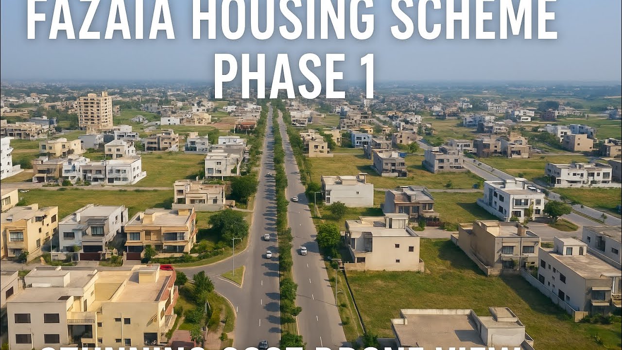 Fazaia Housing Scheme Phase 1 Lahore | Stunning 2025 Drone View
