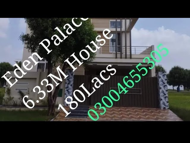 6.33 Marla House for Sale in Eden Palace Villas Riwind Road Lahore Investors Inn 03004655305 Itihad