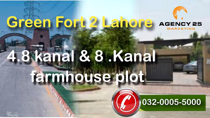Green Forts 2 Lahore Main Canal Road | 4 kanal and 8 kanal Farm house Plots Available |