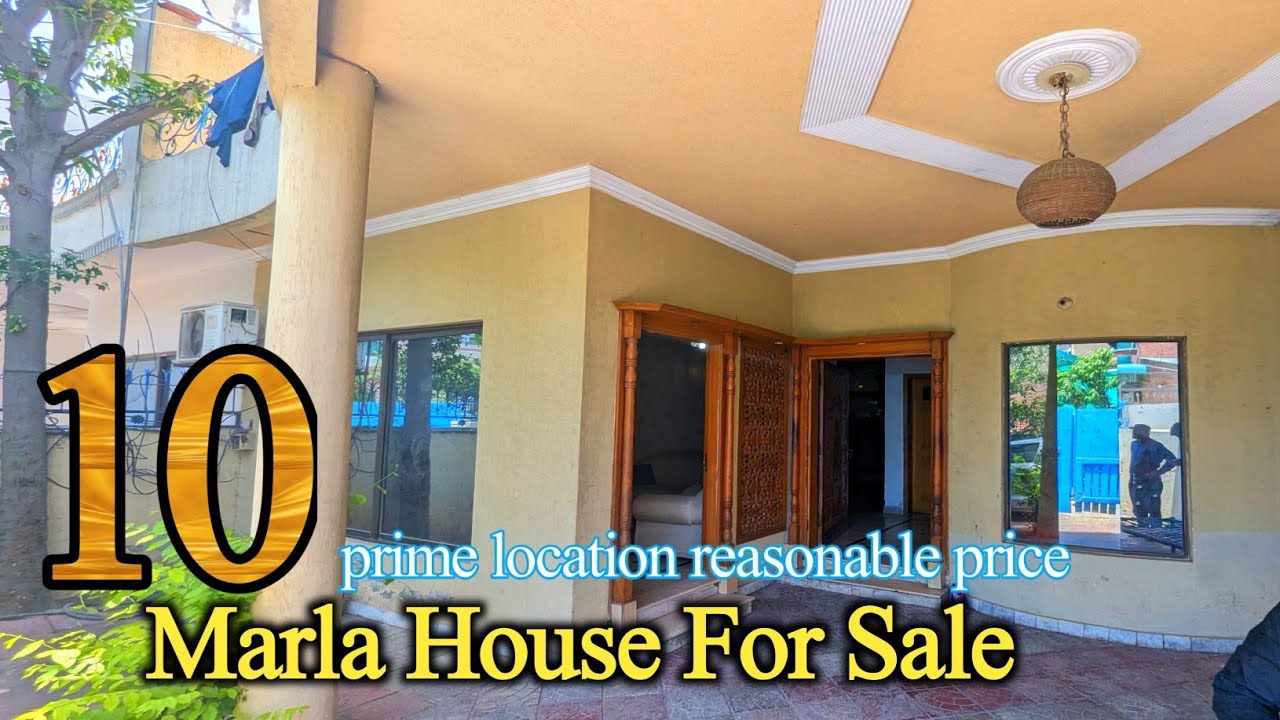 10 Marla house for sale in canal Burg close to canal view A block Canal Road Lahore