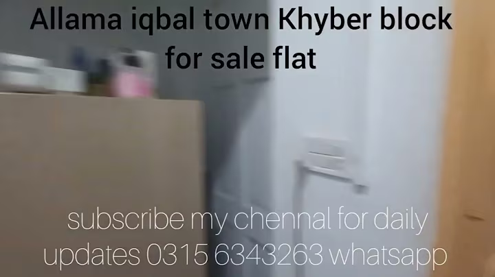 Flat For sale Allama iqbal town Lahore khyber block 3 marla Ground floor only 40 lack