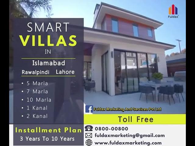 Discover Your Dream Villas in Islamabad, Lahore, and Rawalpindi With Fuldax Marketing