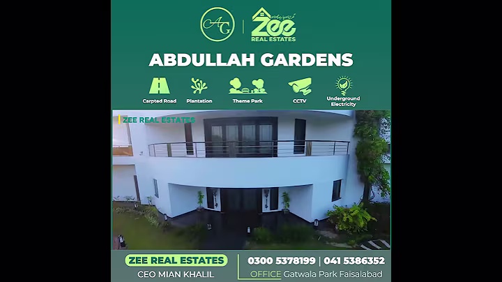 Abdullah Gardens   Housing Society Canal Road Faisalabad House & Plots Available #abdullahgarden