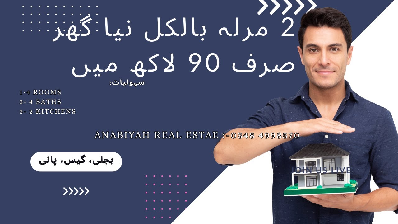 2 Marlas brand New Houae For Sale In 95 Lacs. location Zubaida Park Near Multan Road n samnabad LHR
