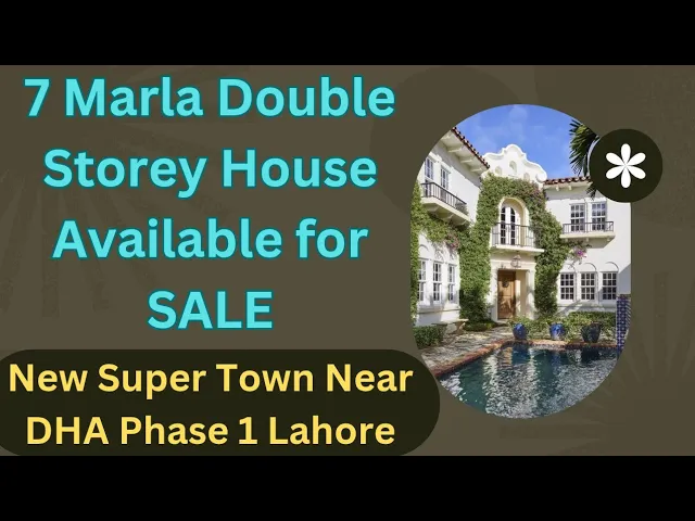 7 Marla Double Storey House Available for SALE in New Super Town Near DHA Phase 1 Lahore