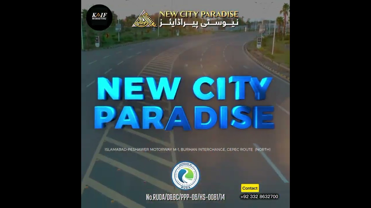 New City Paradise Lahore upcoming | Kaif Marketing