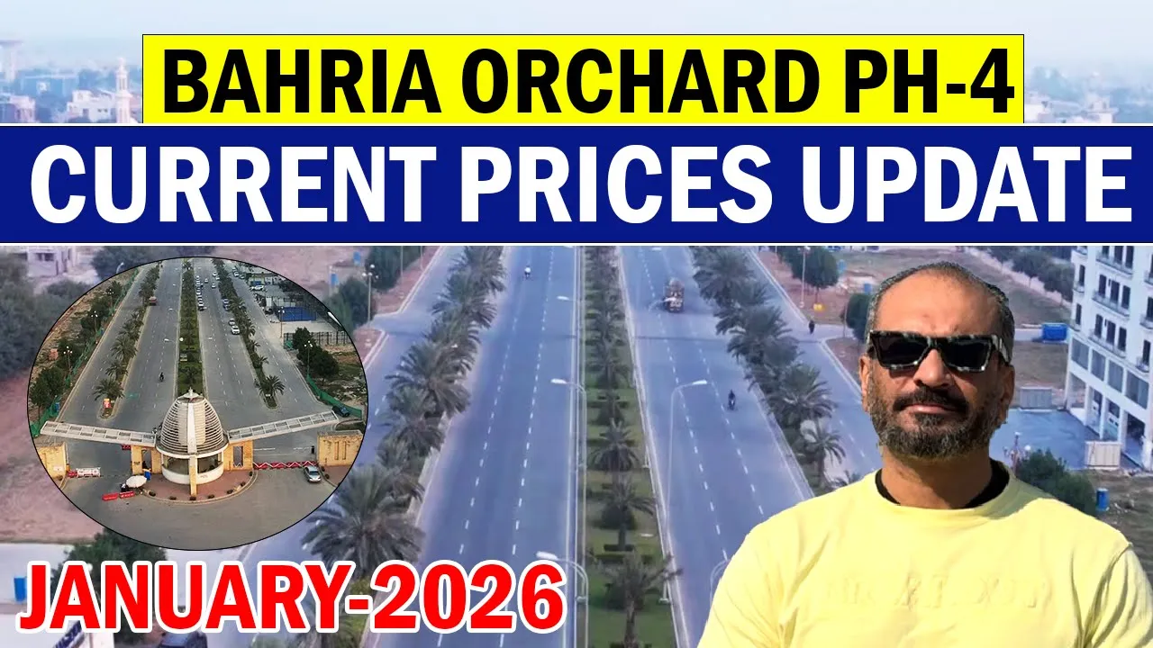 Bahria Orchard Lahore Phase 4 | Current Rates Update | January 2026 | Block-Wise Price Comparison