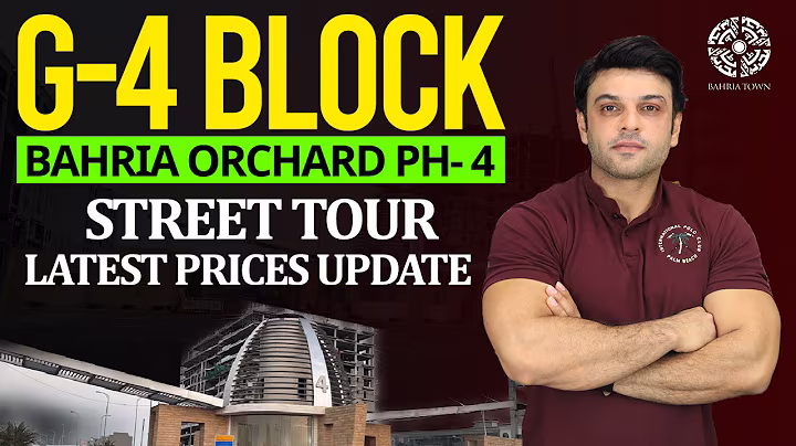 Bahria Orchard Lahore Phase 4 | G4 Block | Complete Street Tour & Prices Update | September 2025