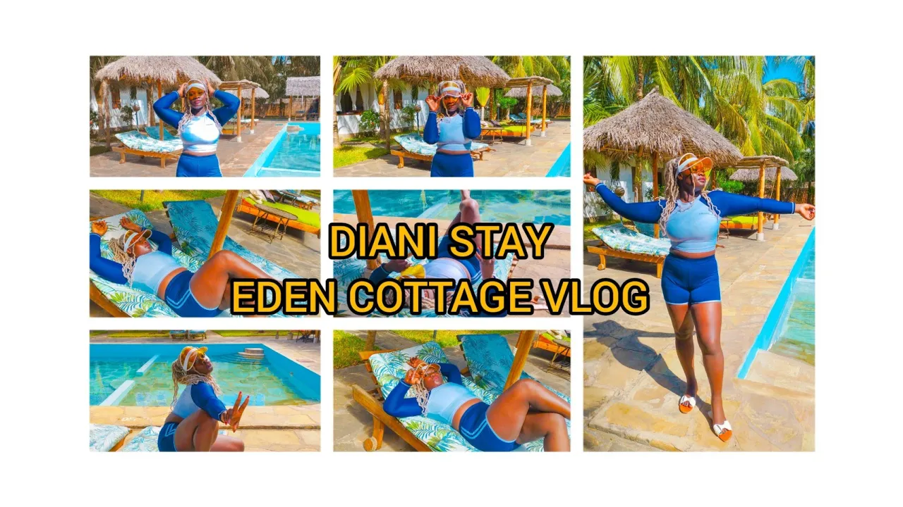 VACATION STAY// WHERE I STAYED IN MALINDI//EDEN COTTAGES//MALINDI VACAY MODE