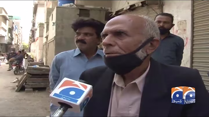 Karachi Gulbahar Main 5 Manzila Emarat Aik Taraf Jhuk Gai, Emarat Khali Karali Gai