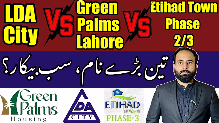 Etihad Town phase 3 Lahore | LDA City | Green Palms housing | Plots for sale in Lahore