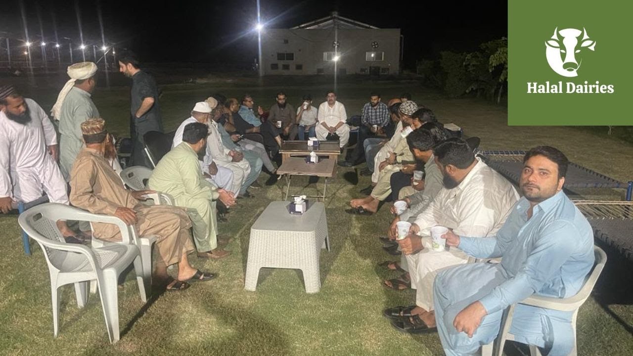 People of Gulfishan Colony take their first Tour of Halal Dairies Dairy Farm!